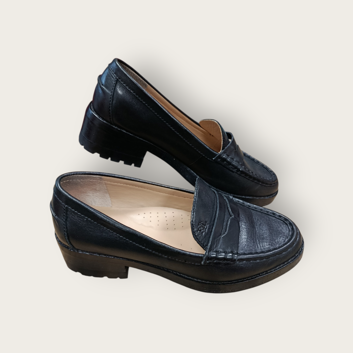 Ralph Lauren Leather Loafers Size 6