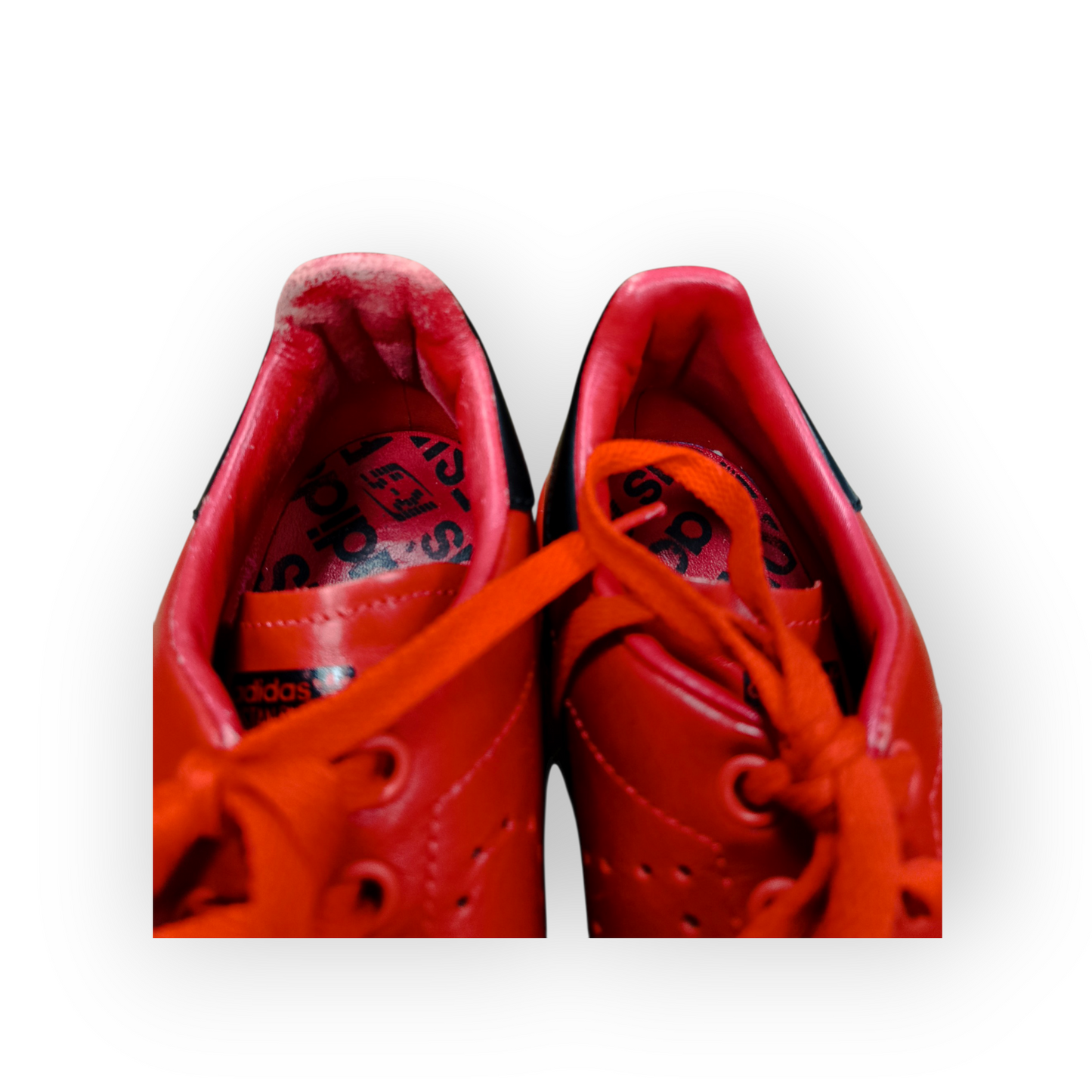Adidas by Raf Simons Stan Smith Red Leather Sneakers Size 7