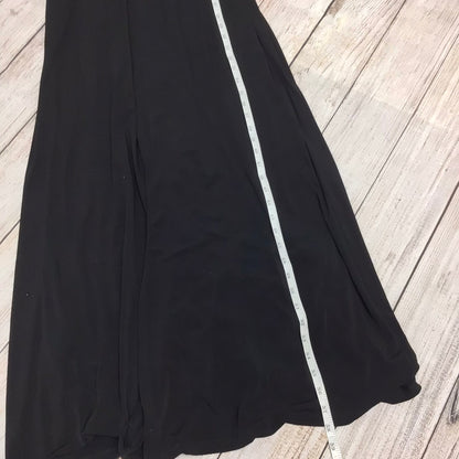 Marc New York Andrew Marc Black Cross Back Long Dress Size 8 (size 4 on label)