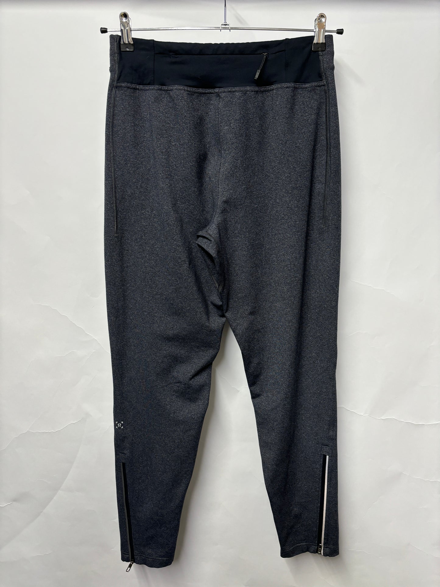 Lulu Lemon Grey Stretch Fitted Jogger with Zips Small