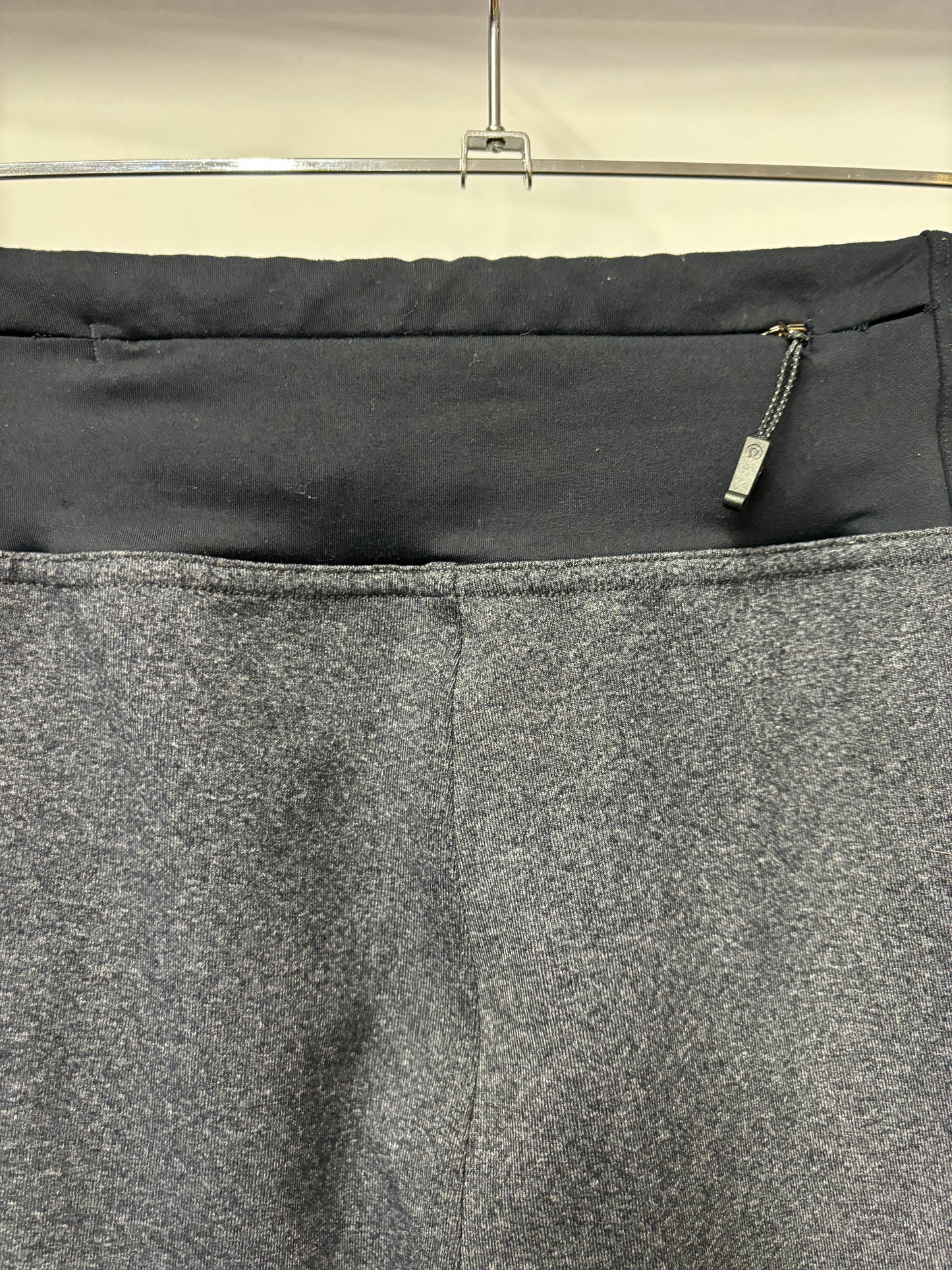 Lulu Lemon Grey Stretch Fitted Jogger with Zips Small