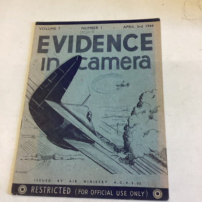 Evidence In Camera Issued By Air Ministry Selection of 9 Ranging From Volume Two Number Five to Volume 7 No 1
