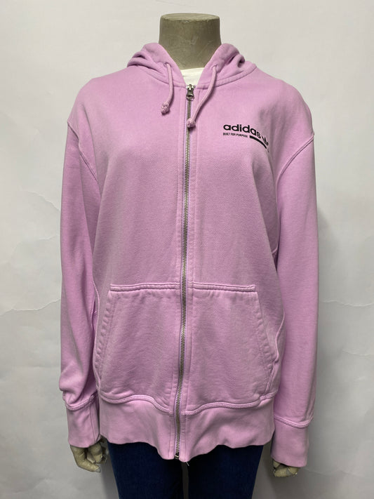 Adidas Unisex Kaval Lilac Zip Up Cotton Hoodie Small