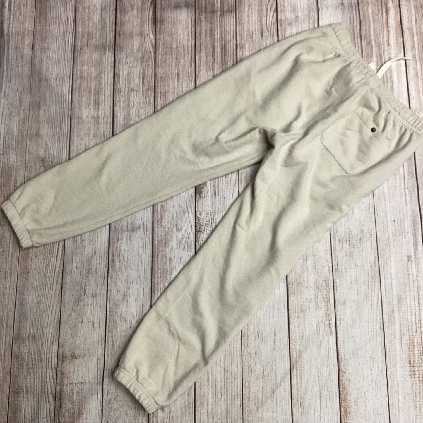 Folk Clothing Cream Cotton Joggers Size 4 (W32inch)