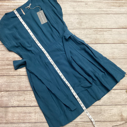 BNWT Oliver Bonas Blue Teal Dress W/ Pockets Size 14