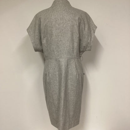 BNWT Oliver Bonas Grey Wool Wrap Dress Size 14