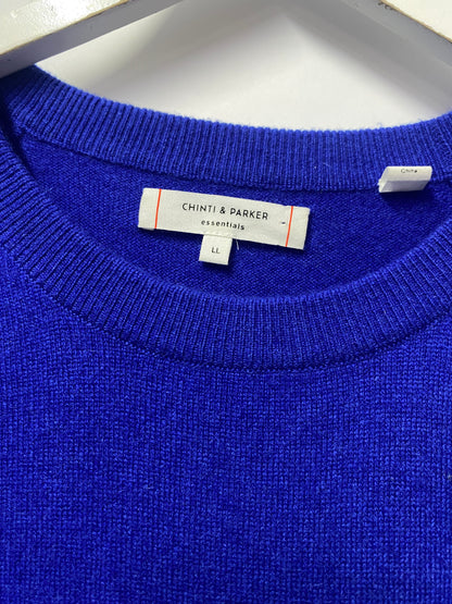 Chinti & Parker Cashmere Blue Sweater XL