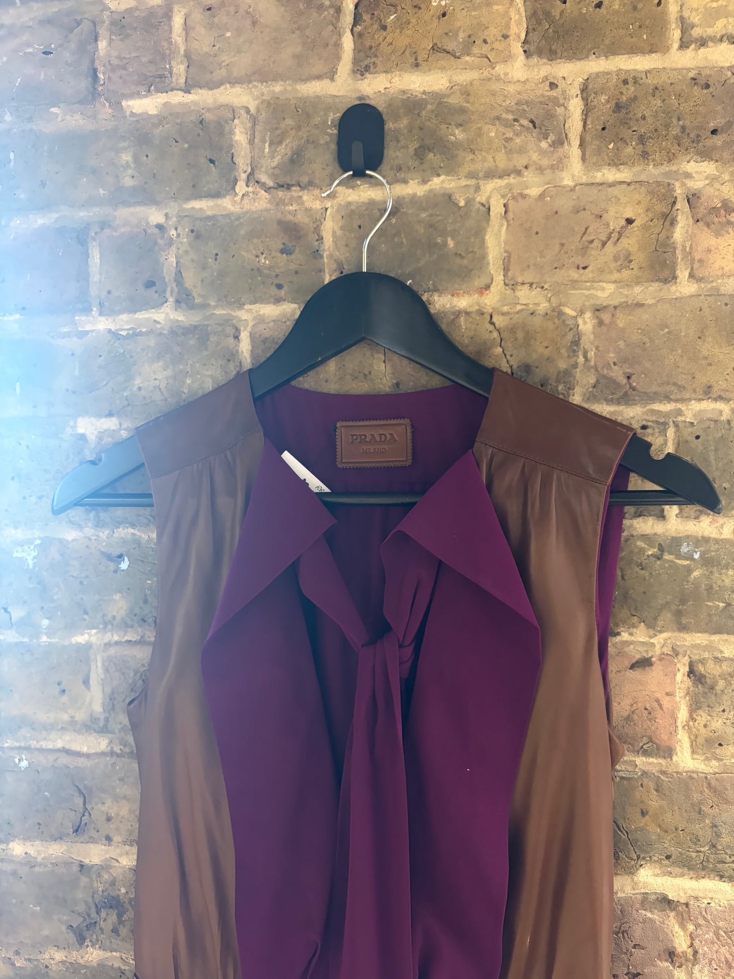 Prada Brown & Plum Dress, Small