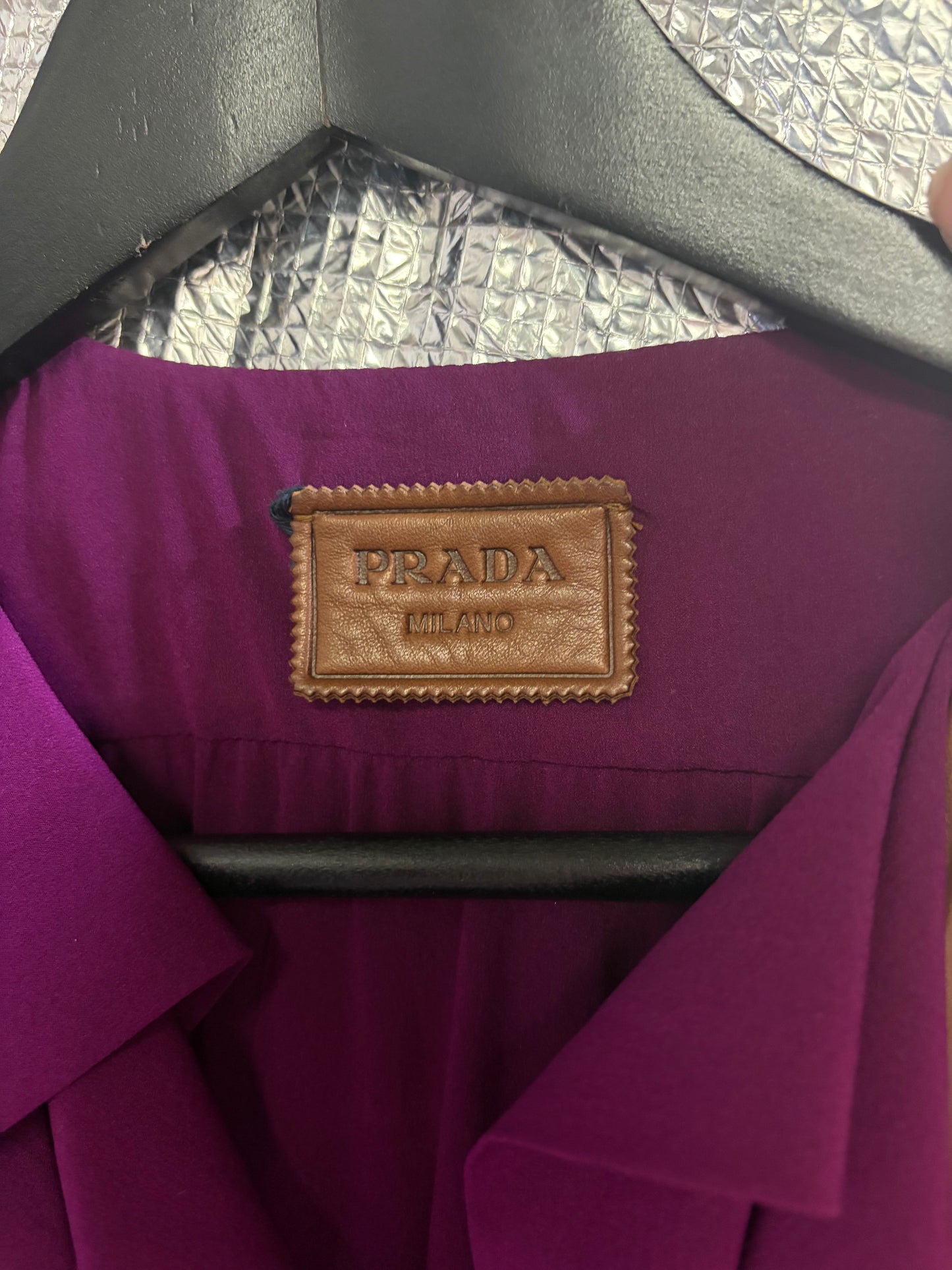 Prada Brown & Plum Dress, Small