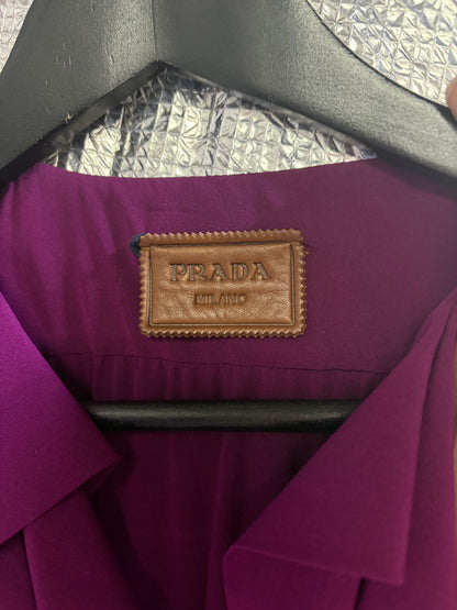 Prada Brown & Plum Dress, Small