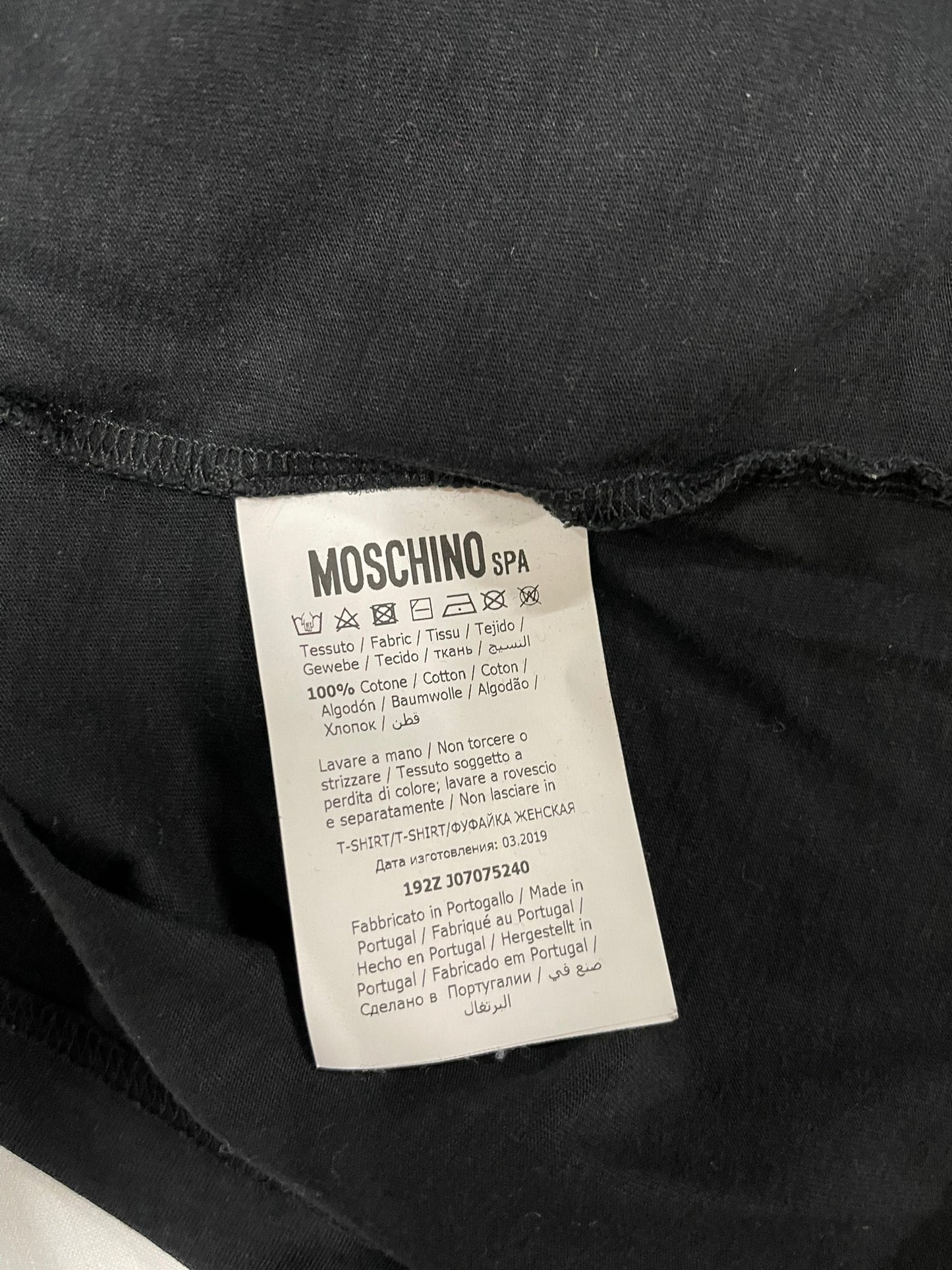 Moschino Black Top Size 36