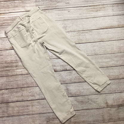 NYDJ Ami Cream Skinny Turn Up Jeans Size 8 (UK 12)