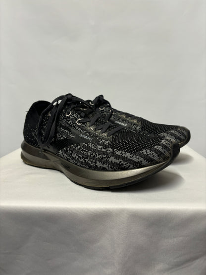 Brooks Black and Grey Knitted  Running Shoe 9