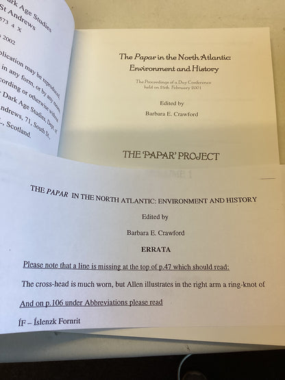 The Papar in The North Atlantic Environment and History