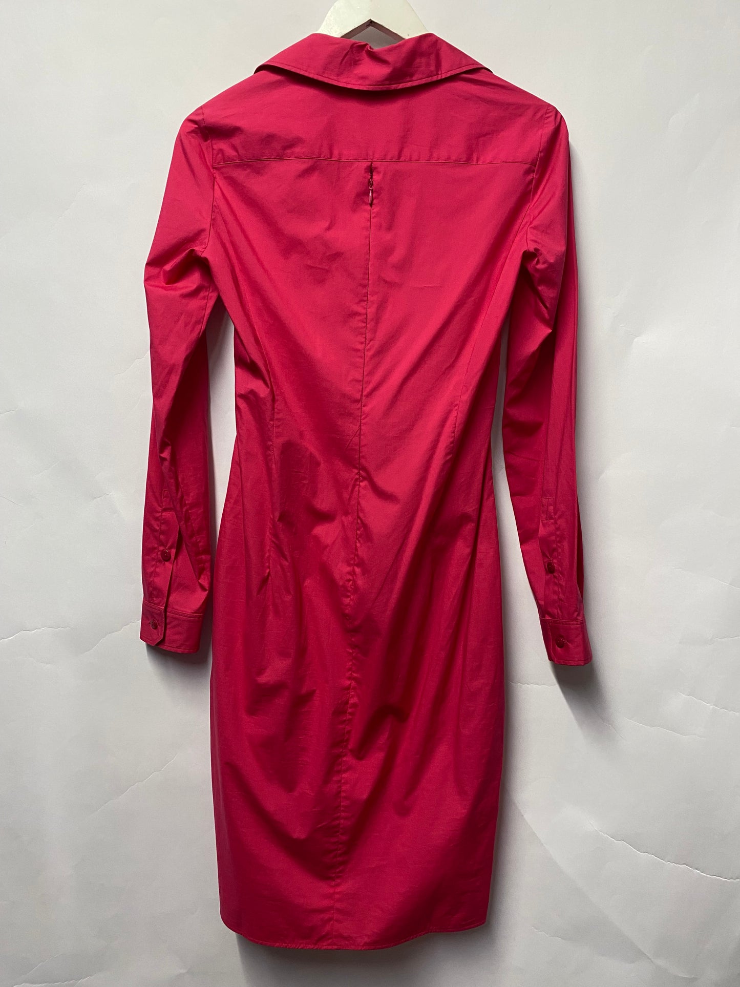 MaxMara Hot Pink Ruched Dress Size 10