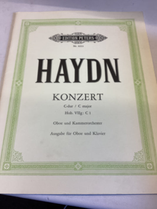 Haydn Konzert C Major Hob.V11g: C1 Oboe und Kammerororchester