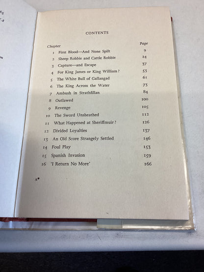 Outlaw Of The Highlands Rob Roy By Nigel Tranter First Edition People from The Past Edited by Egon Larsen