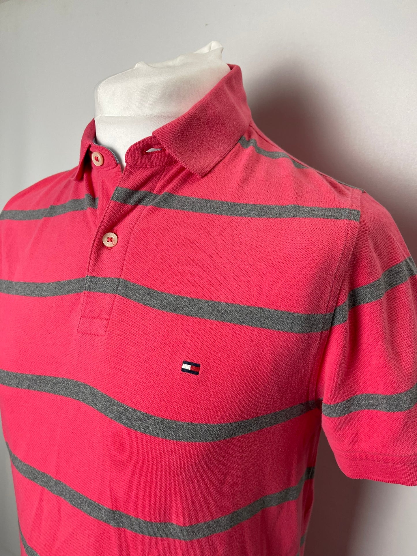 Tommy Hilfiger Pink Polo Top Medium