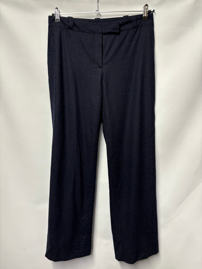 Loro Piana Navy Wool Blend Trousers 14