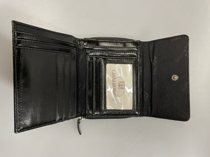 Giani Bernini Black Leather Wallet Purse with Box