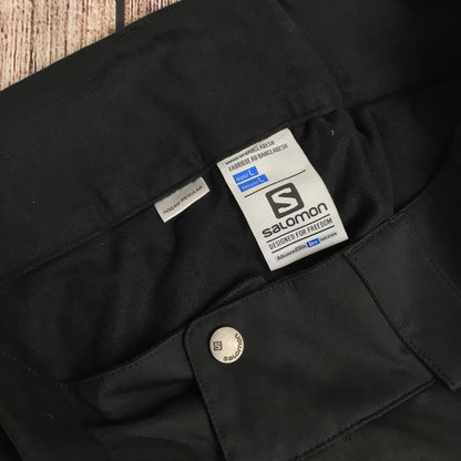 BNWT Salomon Black Stormrace Insulated Pant Salopettes Size L Regular