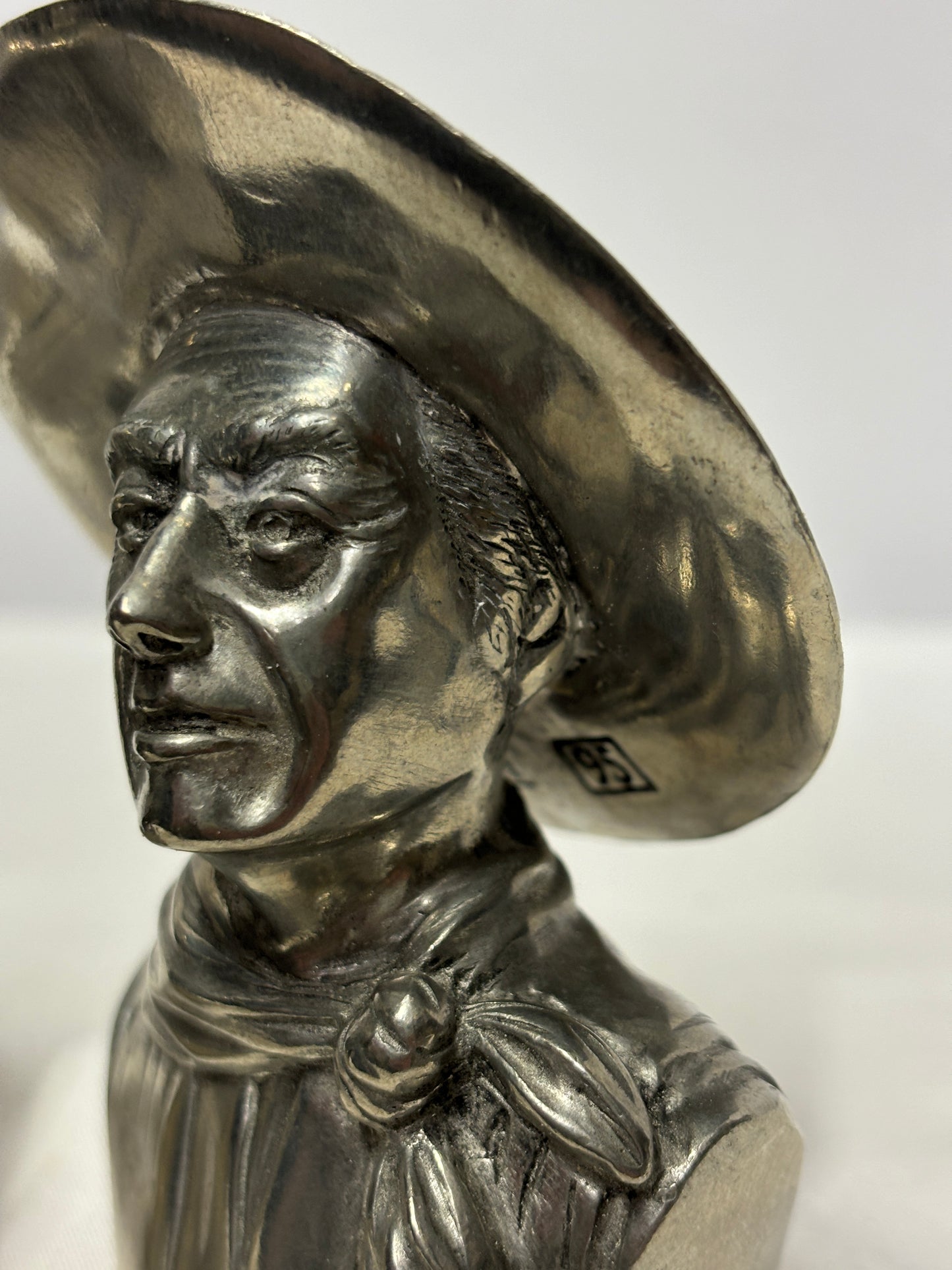 Vagabond House Pewter The Bandit and The Ranger Salt and Pepper Set