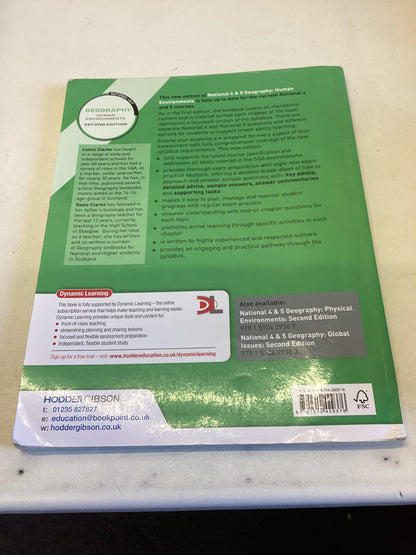 National 4 and 5 Geography Human Environments Second Edition Calvin Clarke and Susie Clarke