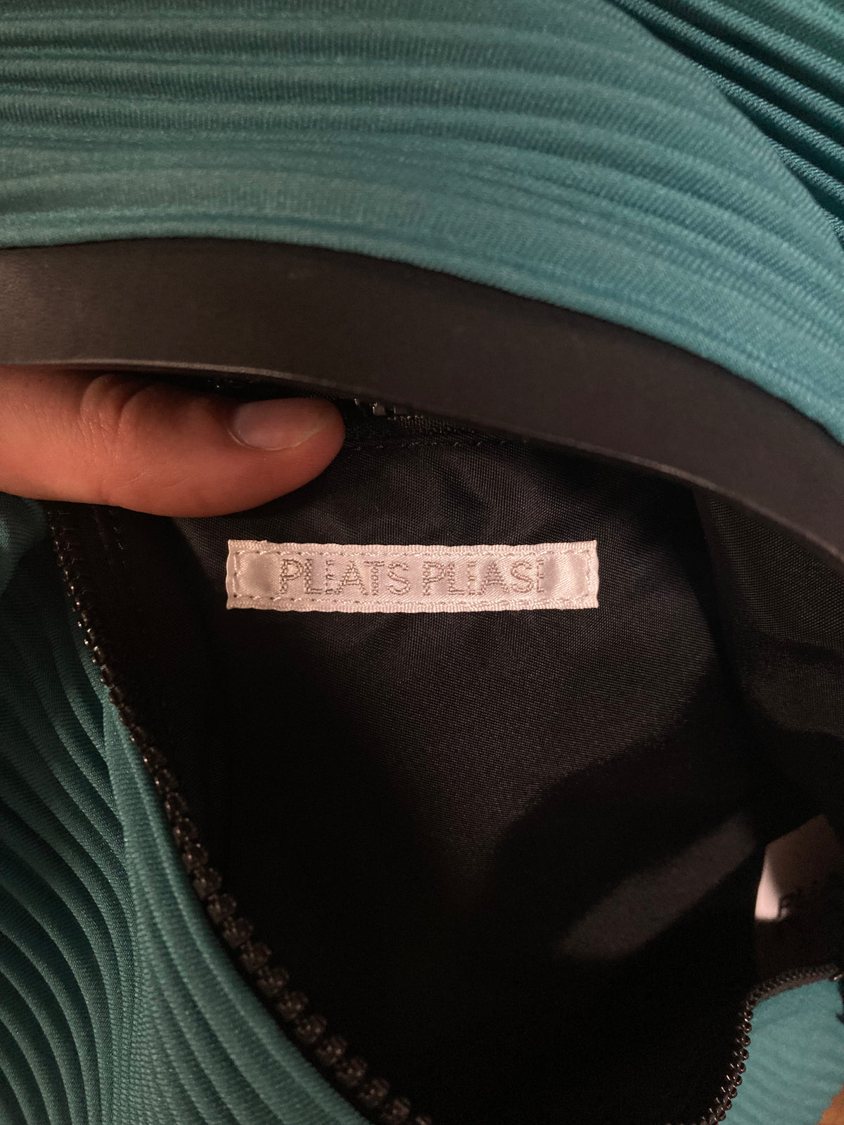 Issey Miyake Pleats Please Emerald Backpack