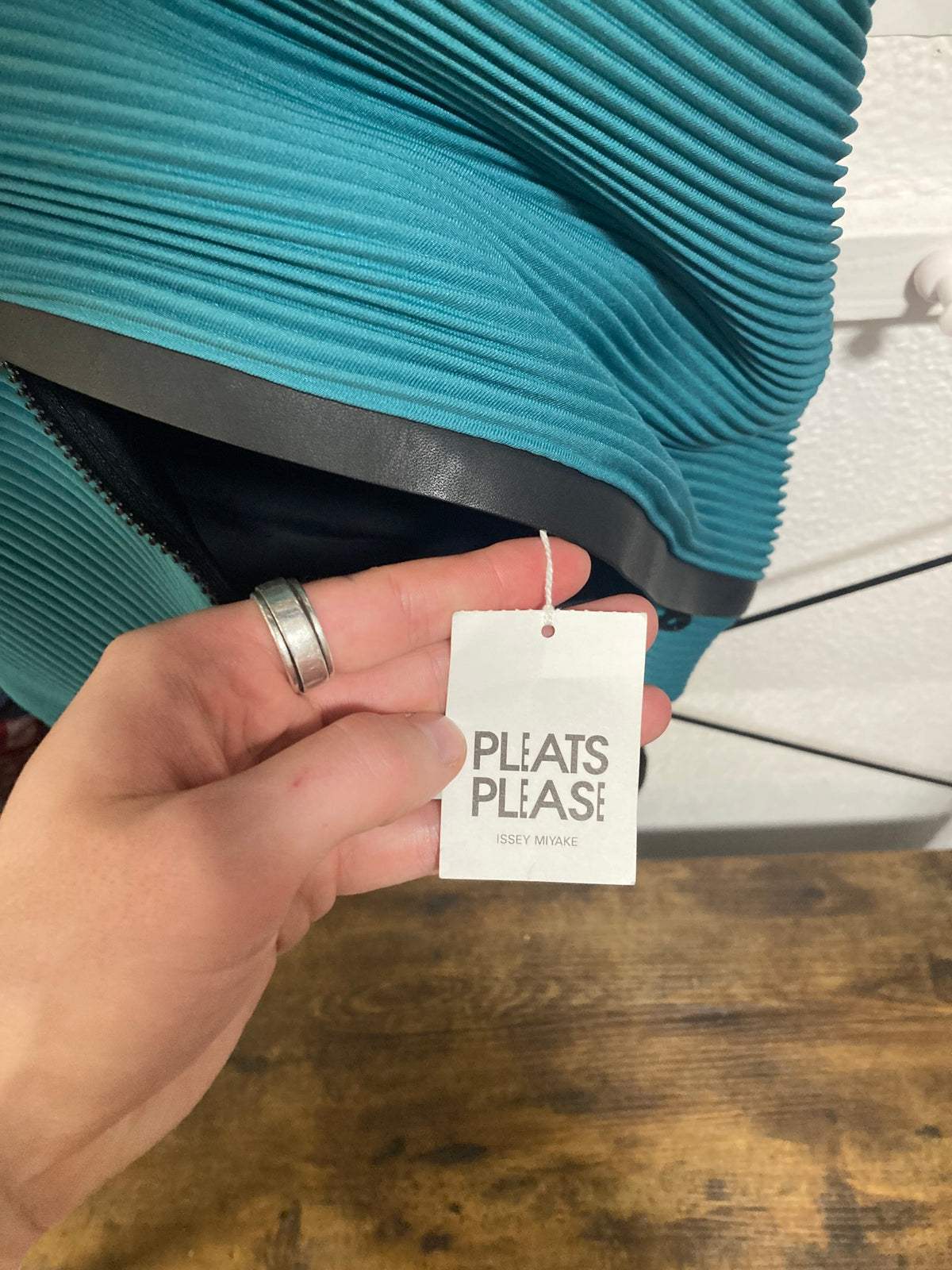 Issey Miyake Pleats Please Emerald Backpack
