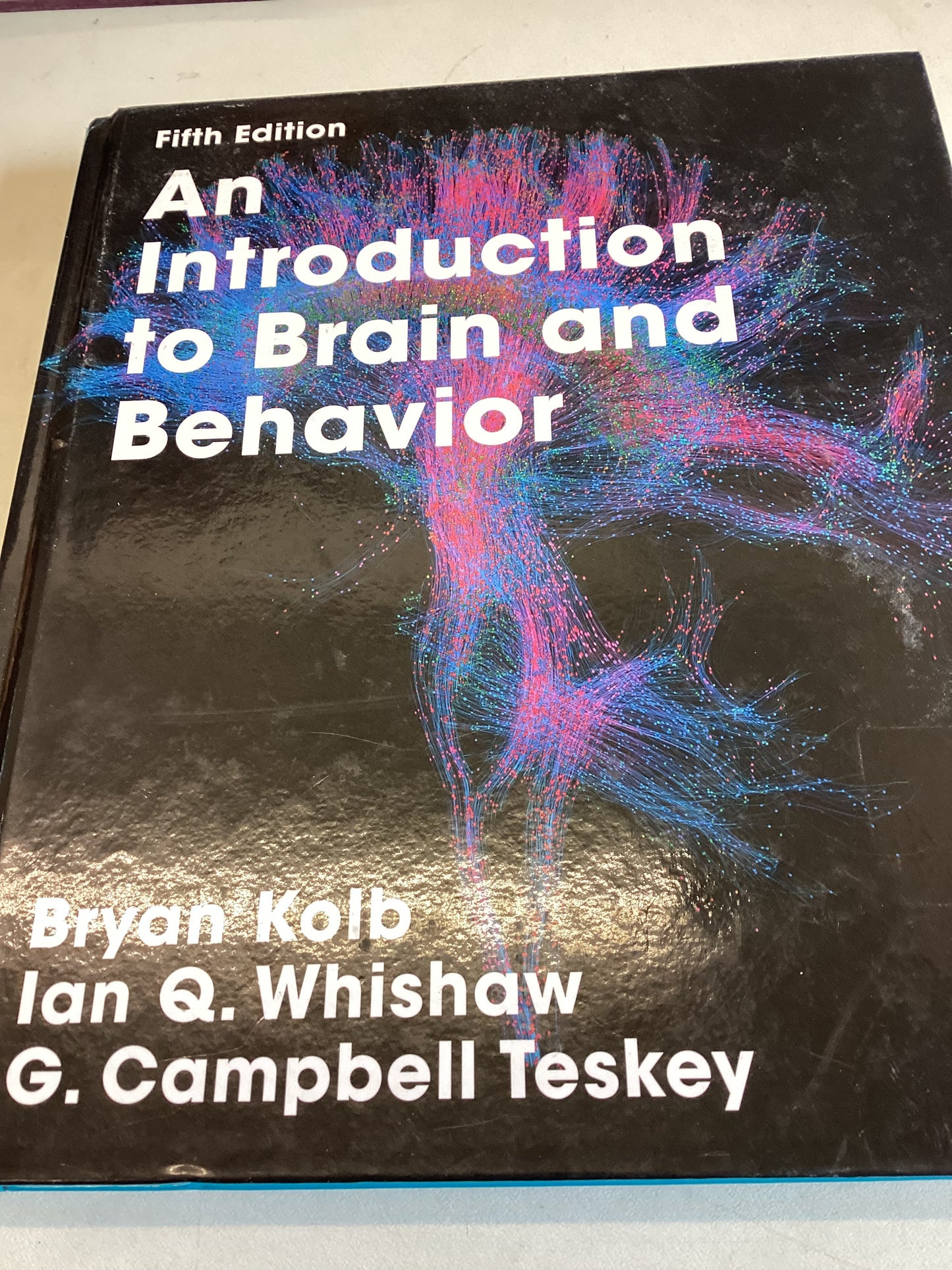 An Introduction To Brain and Behavior Fifth Edition Bryan Kolb Ian Q Whishaw G. Campbell Teskey