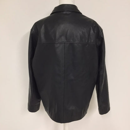 Ben Sherman Black Real Leather Jacket Size L