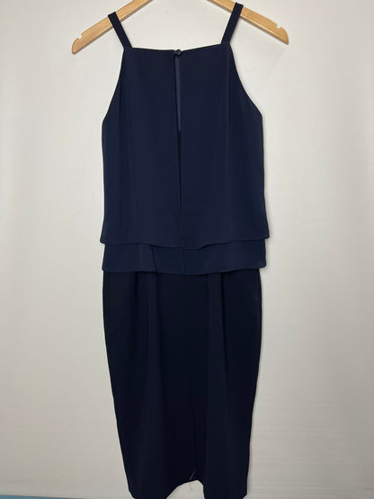 Hobbs Blue Midi Dress Size 8