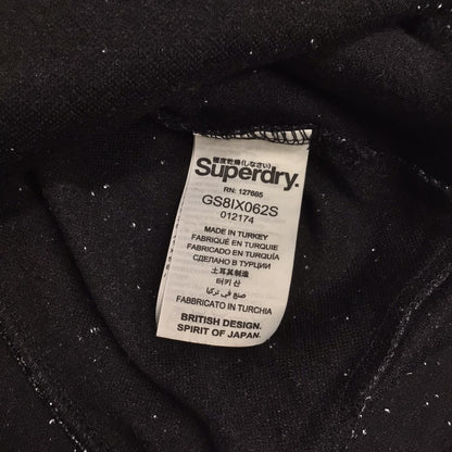 Superdry Black & Grey Jersey Dress w/Pockets Size L