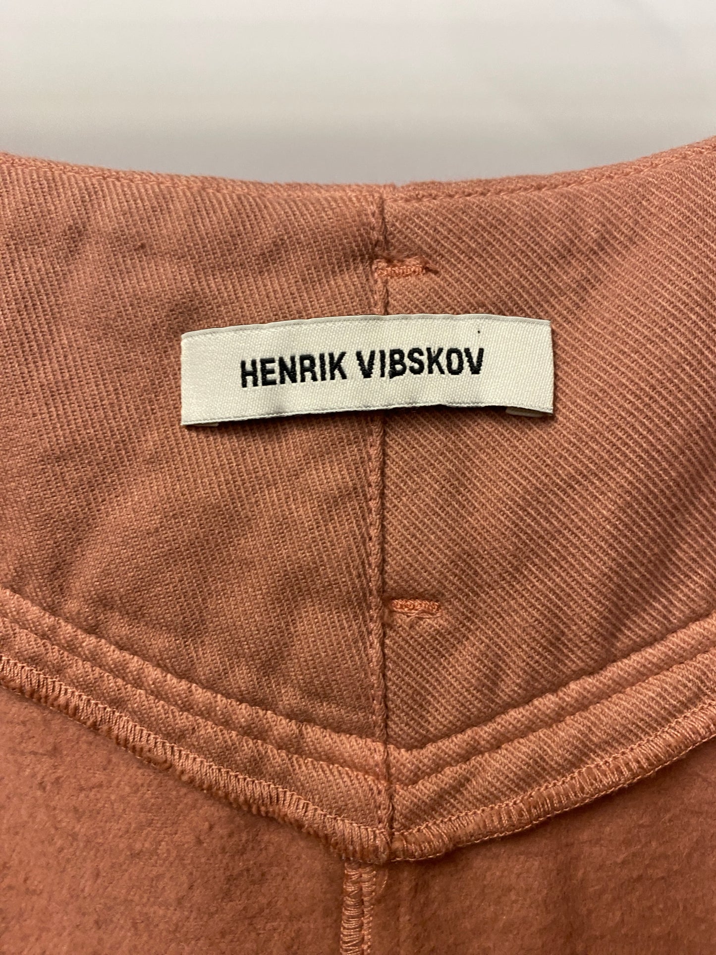Henrik Vibskov Pink Wrap Around Cargo Mid Length Skirt Small
