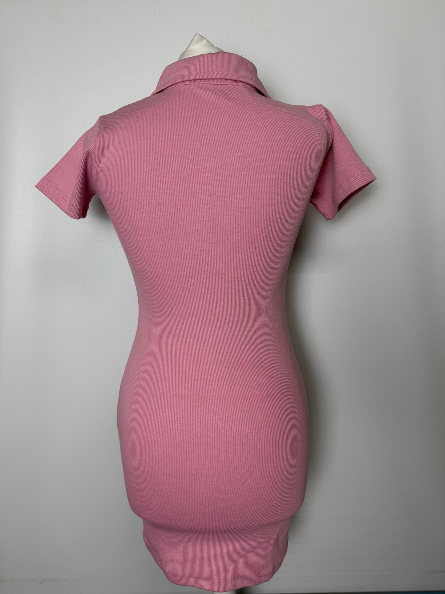 BNWT Missguided Pink Polo Mini Dress Size 6