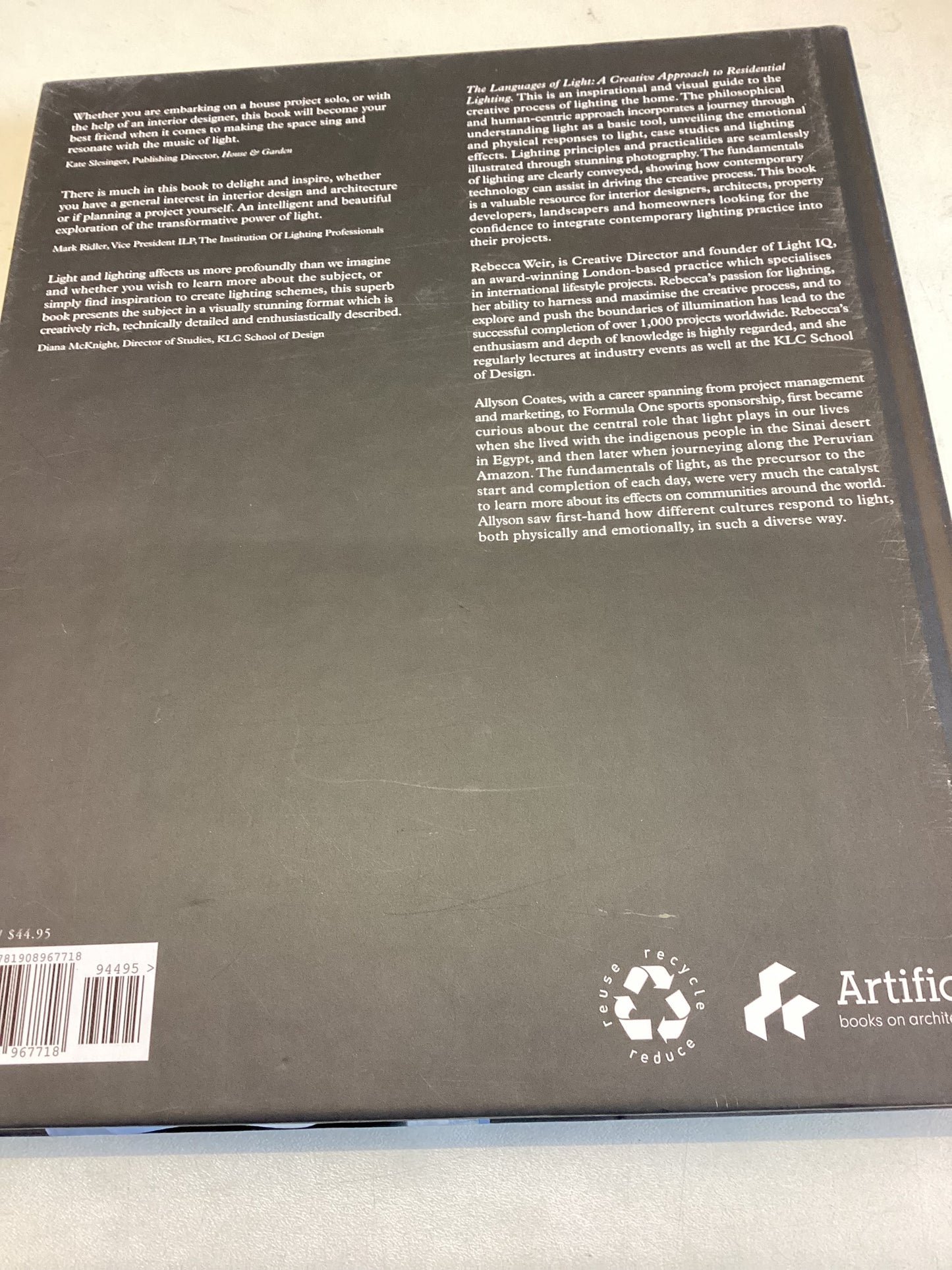 The Language of Light A Creative Approach to Residential Lighting Rebecca Weir Allyson Coates