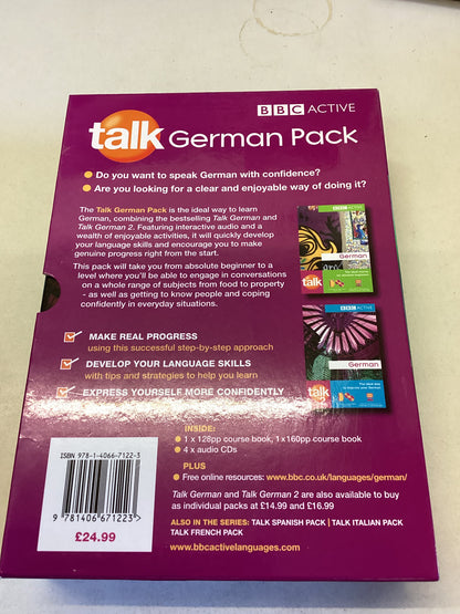 German Pack The Ideal Way To Learn German BBC Active Contains 2 Course Books and 4 CDs