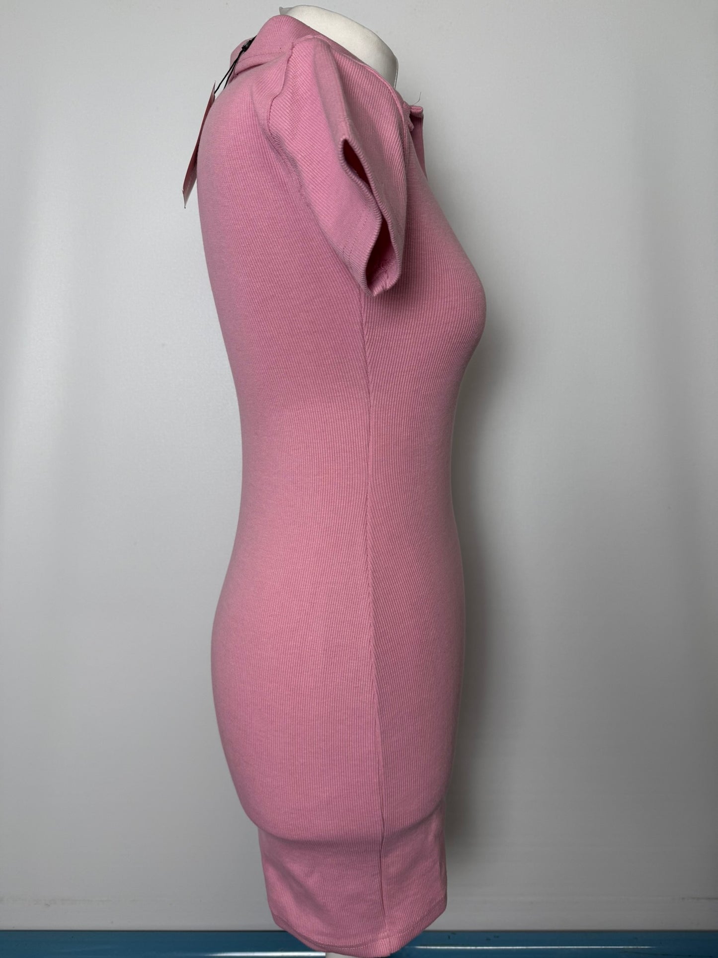 BNWT Missguided Pink Polo Mini Dress Size 6