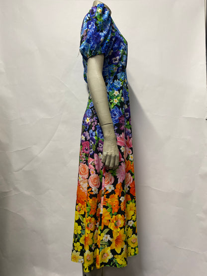 Mary Katrantzou x lipsy Multicoloured Floral Full Length Dress 10