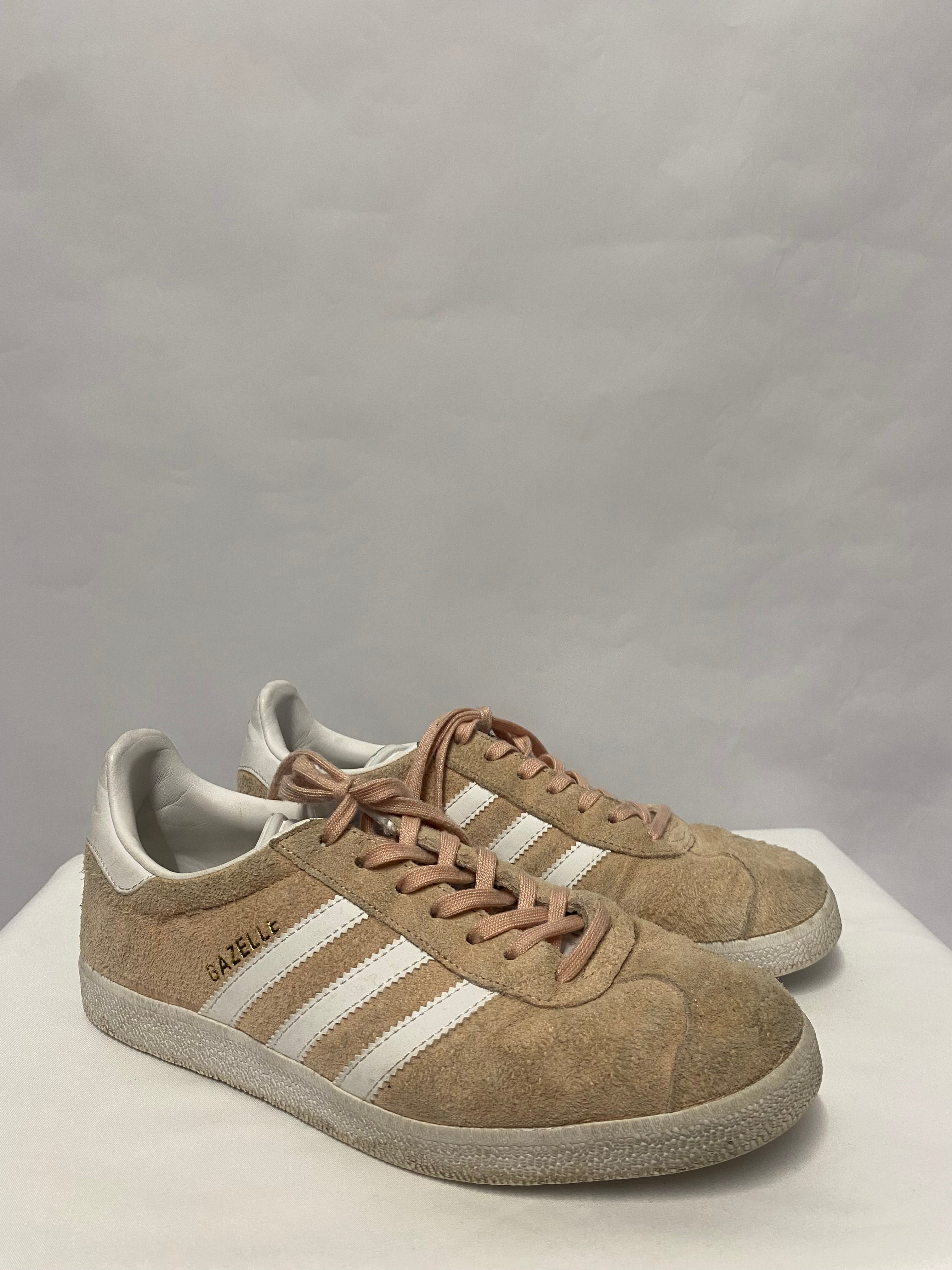 Adidas Gazelle Pale Pink and White 6 Shop for Shelter