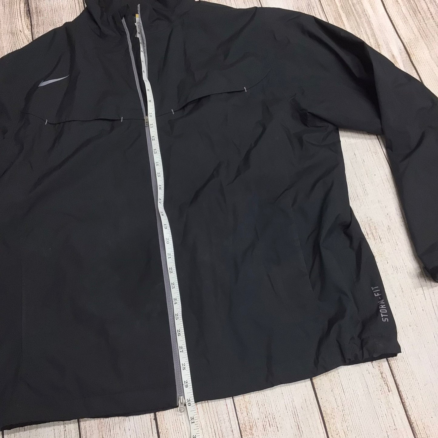 Nike Golf Storm-Fit Black & Grey Zip Up Jacket Size XL