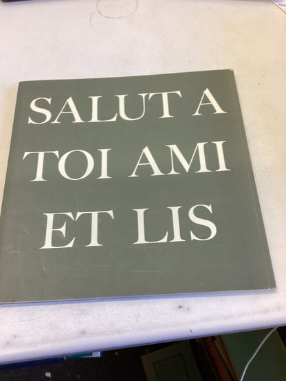 Salve Amice Et Lege  Hail Friend and Read Bilingual Signed Artemis Cooper