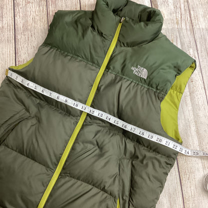 The North Face Green 700 Goose Down Puffer Gilet Size M