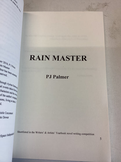 Rain Master Where Do You Wear Your Scars? On The Inside or The Outside? P J Palmer