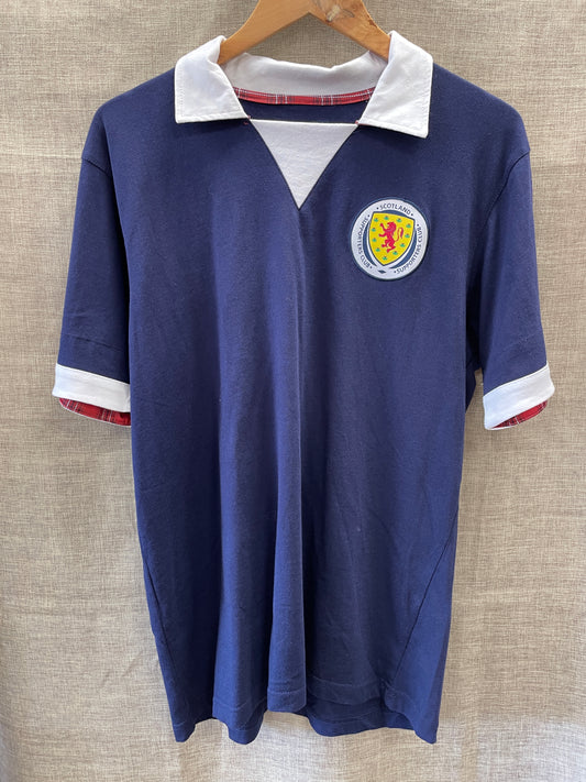 Retro Replica 1974 Scotland Supporters Club Top Large