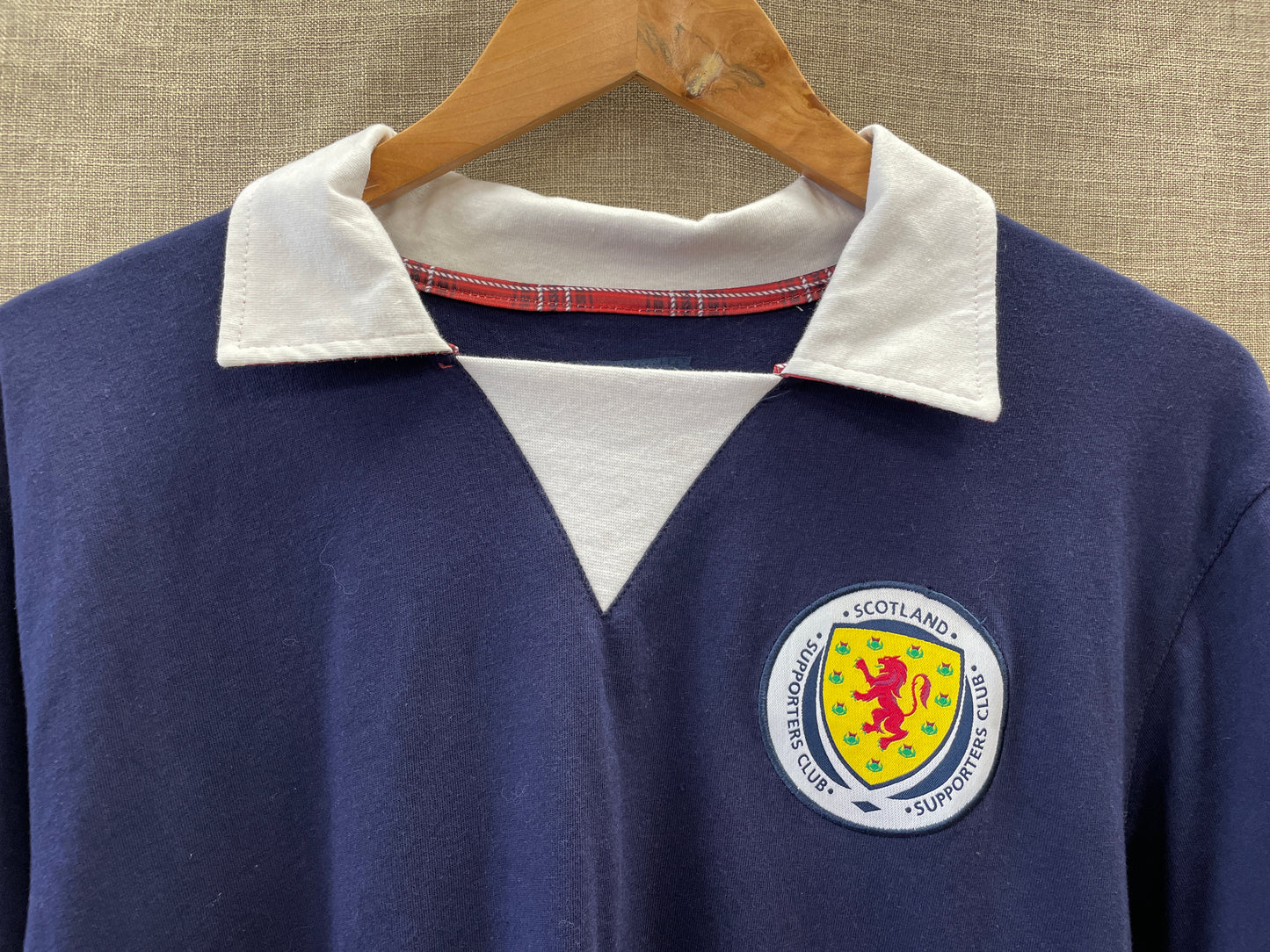 Retro Replica 1974 Scotland Supporters Club Top Large