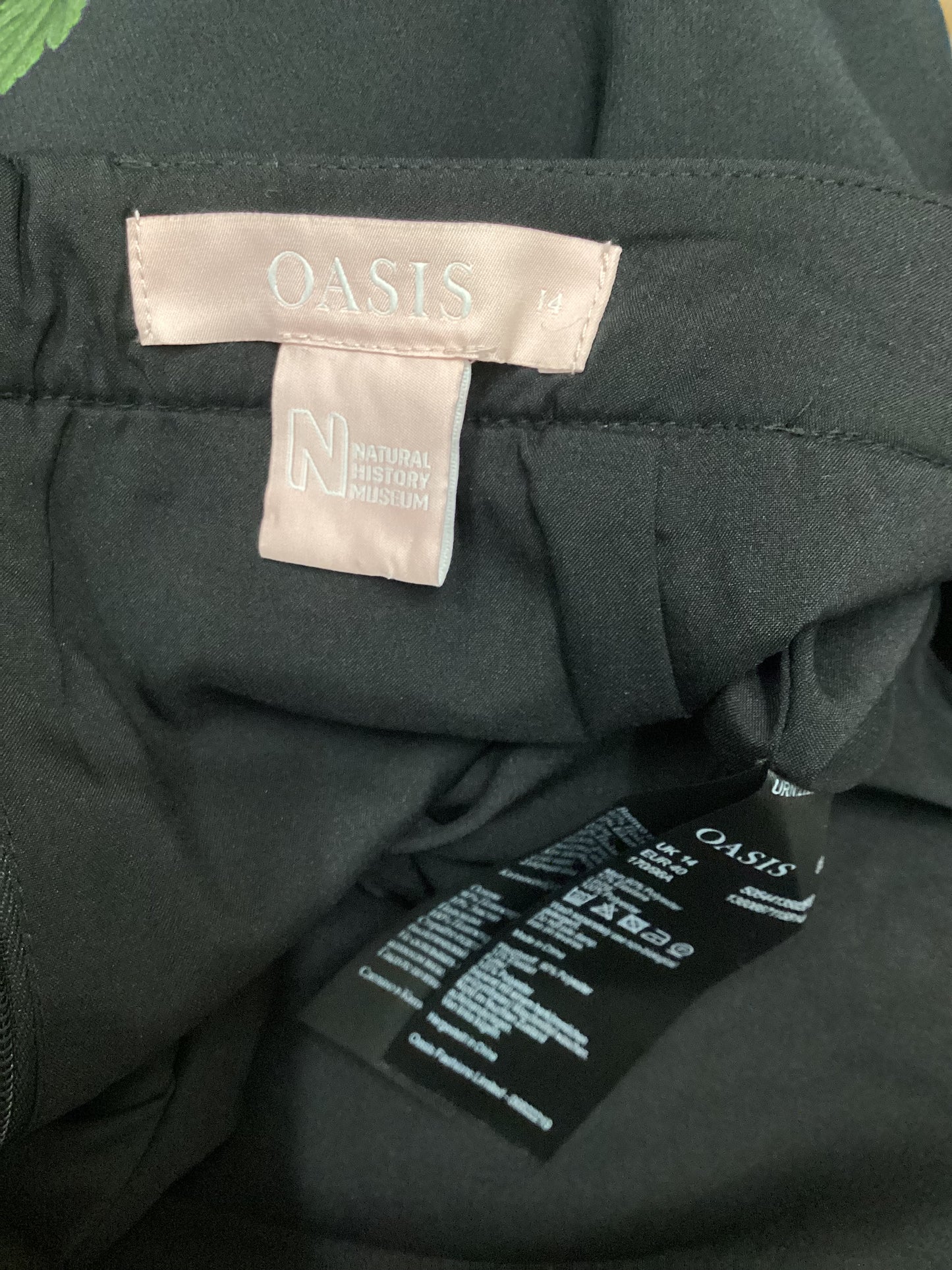 Oasis x Natural History Museum Floral Skirt Size 14