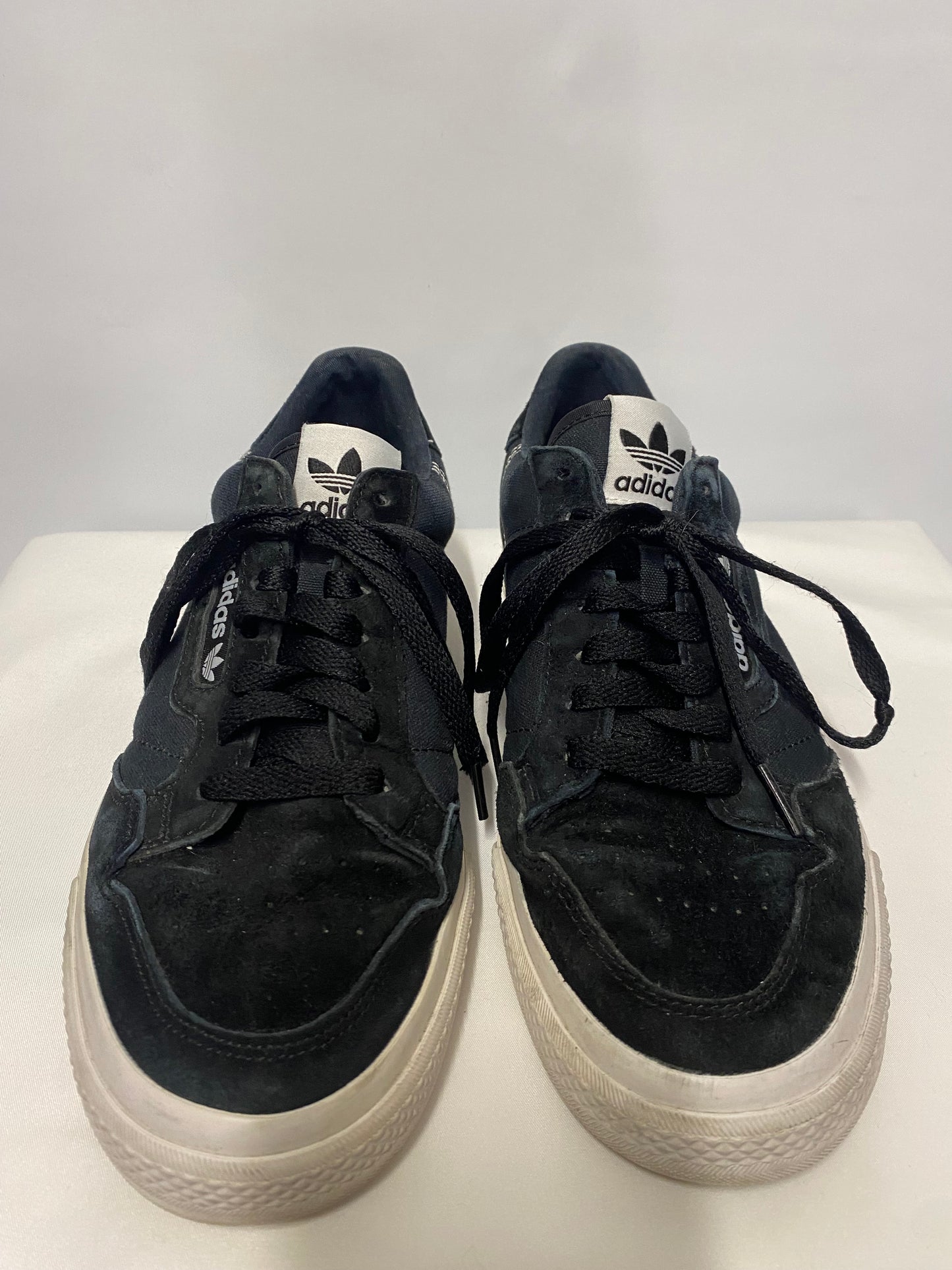 Adidas Originals Black Continental Canvas Trainers 7