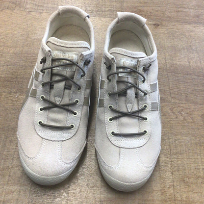 Onitsuka Tiger Cream Beige Slip On Trainers 1183C157 Size 5 UK