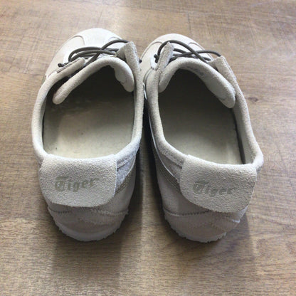 Onitsuka Tiger Cream Beige Slip On Trainers 1183C157 Size 5 UK